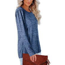 Load image into Gallery viewer, Womens Tops V Neck Summer Petal Sleeve Casual Tshirts
