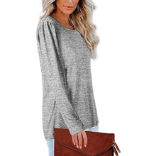 Load image into Gallery viewer, Womens Tops V Neck Summer Petal Sleeve Casual Tshirts