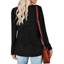 Load image into Gallery viewer, Womens Tops V Neck Summer Petal Sleeve Casual Tshirts