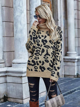 Load image into Gallery viewer, Women's Turtleneck Knitted Sweater Long Sleeves