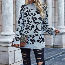 Load image into Gallery viewer, Women's Turtleneck Knitted Sweater Long Sleeves
