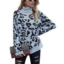 Load image into Gallery viewer, Women's Turtleneck Knitted Sweater Long Sleeves