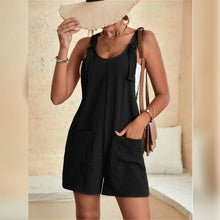 Load image into Gallery viewer, Women's U-Neck Strap Pocket Jumpsuit Solid Color