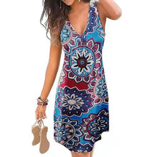 将图片加载到图库查看器,Women's V-Neck A-Line Knee Length Skirt