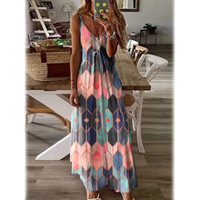 Load image into Gallery viewer, Women's V-Neck Elegant Casual Dress