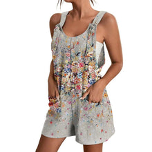Load image into Gallery viewer, Womens V-Neck Strap Pocket Jumpsuit