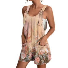 Load image into Gallery viewer, Womens V-Neck Strap Pocket Jumpsuit