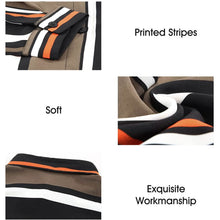Load image into Gallery viewer, Womens V Neck Striped Roll up Sleeve Button Down Blouses Top