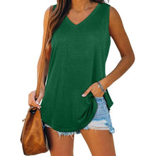 Load image into Gallery viewer, Women's V Neck Tank Top