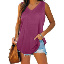 Load image into Gallery viewer, Women's V Neck Tank Top