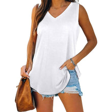Load image into Gallery viewer, Women's V Neck Tank Top