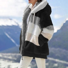 Load image into Gallery viewer, Women's Warm Plush Faux Fur Hooded Jacket Outerwear