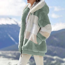 Load image into Gallery viewer, Women's Warm Plush Faux Fur Hooded Jacket Outerwear