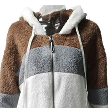 Load image into Gallery viewer, Women's Warm Plush Faux Fur Hooded Jacket Outerwear