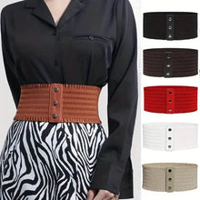 Load image into Gallery viewer, Women's Wide Belt Stretchy Dress Belts