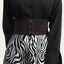 Load image into Gallery viewer, Women's Wide Belt Stretchy Dress Belts