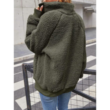 Load image into Gallery viewer, Womens Winter Sherpa Fleece Button Jacket Coat