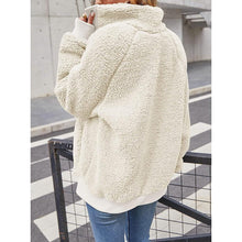 Load image into Gallery viewer, Womens Winter Sherpa Fleece Button Jacket Coat