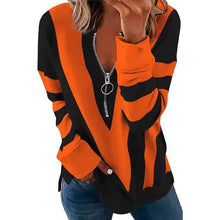 Load image into Gallery viewer, Women's Zip Shirt Long Sleeve