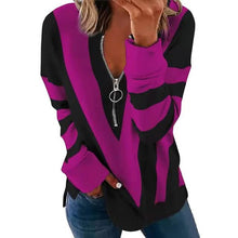 Load image into Gallery viewer, Women's Zip Shirt Long Sleeve