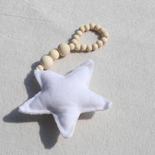Load image into Gallery viewer, Wooden Beads Moon Star Heart Ornaments Dream Catcher Kids Room Decoration Wall Hanging Girls Baby Tents Handmade Wall Hanging Decor Home Gifts for Girls Gifts for Women