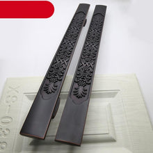 Load image into Gallery viewer, Wooden Door Glass Knob Handle Hotel Villa European Style Simple Antique Black Surface Mounted Solid Barn Pull Hand Wardrobe Shoe Cabinet Bathroom Cabinet Handle Drawer Handle