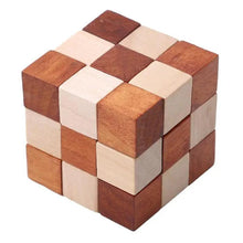 Load image into Gallery viewer, Wooden Lock Game Toy For Children Adults Kids Drop Shipping IQ Brain Teaser Interlocking Burr Puzzles