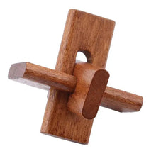 Load image into Gallery viewer, Wooden Lock Game Toy For Children Adults Kids Drop Shipping IQ Brain Teaser Interlocking Burr Puzzles
