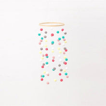 将图片加载到图库查看器,Wooden Ring With Felt Balls Wind Chimes Newborn Baby Bed Bell Pendant Kids Room Decoration Wooden Wind Chime Bed Bell Nursery Mobile Crib Bed Bell Wall Hanging Ornament