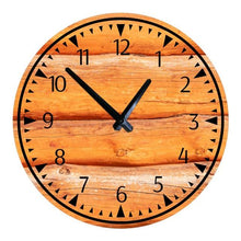 将图片加载到图库查看器,Wooden Wall Clock 10 Inch Silent Non Ticking Quartz Wall Clock 10 Inch Silent Non-Ticking Wooden Wall Clocks Battery Operated Country Retro Rustic Style Decorative for Living Room Kitchen Retro Fashion Wood Wall Clock Decorative for Living Room Kitchen