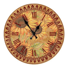 将图片加载到图库查看器,Wooden Wall Clock 10 Inch Silent Non Ticking Quartz Wall Clock 10 Inch Silent Non-Ticking Wooden Wall Clocks Battery Operated Country Retro Rustic Style Decorative for Living Room Kitchen Retro Fashion Wood Wall Clock Decorative for Living Room Kitchen