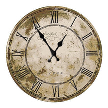 将图片加载到图库查看器,Wooden Wall Clock 10 Inch Silent Non Ticking Quartz Wall Clock 10 Inch Silent Non-Ticking Wooden Wall Clocks Battery Operated Country Retro Rustic Style Decorative for Living Room Kitchen Retro Fashion Wood Wall Clock Decorative for Living Room Kitchen