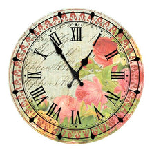 将图片加载到图库查看器,Wooden Wall Clock 10 Inch Silent Non Ticking Quartz Wall Clock 10 Inch Silent Non-Ticking Wooden Wall Clocks Battery Operated Country Retro Rustic Style Decorative for Living Room Kitchen Retro Fashion Wood Wall Clock Decorative for Living Room Kitchen