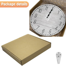 将图片加载到图库查看器,Wooden Wall Clock 10 Inch Silent Non Ticking Quartz Wall Clock 10 Inch Silent Non-Ticking Wooden Wall Clocks Battery Operated Country Retro Rustic Style Decorative for Living Room Kitchen Retro Fashion Wood Wall Clock Decorative for Living Room Kitchen