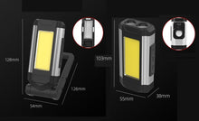 Load image into Gallery viewer, Work Light Rechargeable LED Camping Waterpoof Portable Multifunctional Adjustable USB Light Hanging Hook& Magnetic Base Flashlight For Hurricane Camping Hiking Riding Fishing Jogging Household