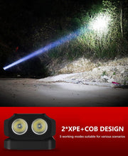 Load image into Gallery viewer, Work Light Rechargeable LED Camping Waterpoof Portable Multifunctional Adjustable USB Light Hanging Hook& Magnetic Base Flashlight For Hurricane Camping Hiking Riding Fishing Jogging Household