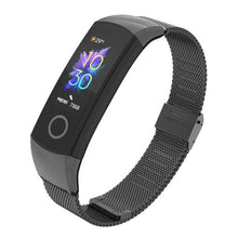 Load image into Gallery viewer, Wrist Strap Smart Wristband Metal Bracelet Band Compatible With Smart Watch Adjustable Stainless Steel Loop Mesh Magnetic Strap Replacement Wristbands Bracelet Fitness And Wellness Tracker For Women Men