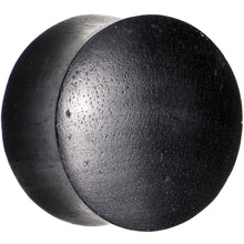 Load image into Gallery viewer, 5/8 Organic Solid Black Areng Wood Saddle Plug Set