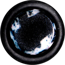 Load image into Gallery viewer, Black Acrylic Southwest Weave Straight Taper Set 3mm to 16mm
