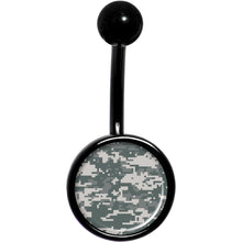 将图片加载到图库查看器,Digital Camo Print Black Belly Ring