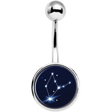 将图片加载到图库查看器,Zodiac Constellation Virgo Belly Ring