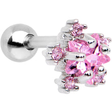 Load image into Gallery viewer, Pink CZ Gem Stardust Tragus Cartilage Earring