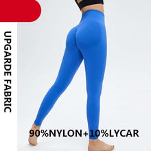 将图片加载到图库查看器,Yoga High Waist Push Up Seamless Sport Leggings Women Workout Pants Super Stretchy Gym Workout Tight Sport Leggings Lightweight Running Pants