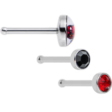 Load image into Gallery viewer, 20G Licensed NFL Tampa Bay Buccaneers Logo Nose Bone 3 Pack Set