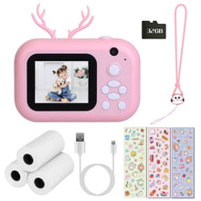 Load image into Gallery viewer, Zero Ink Selfie Camera 1080P HD Video Recorder with Dual Lens 3 Roll Print Papers