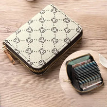 Load image into Gallery viewer, Zipper Around Credit Card Holder