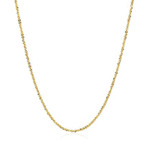 Load image into Gallery viewer, 14k Yellow Gold Sparkle Chain 1.1mm
