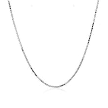 Load image into Gallery viewer, 10k White Gold Classic Box Chain 1.0mm
