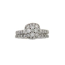 Load image into Gallery viewer, 1.30ct Diamond Engagement Ring Set 10KT White Gold
