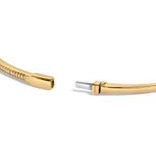 Load image into Gallery viewer, 14K Yellow Gold 1/3 Cttw Diamond Half Eternity Bangle Bracelet (I-J Color, I2-I3 Clarity) - 7.75" Inches
